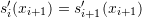 s_i'(x_{i+1})=s_{i+1}'(x_{i+1})