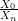 Rendered by QuickLaTeX.com \frac{X_0}{X_n}