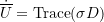 \[ \dot{\overline{U}}=\mathrm{Trace}(\sigma D) \]