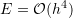 Rendered by QuickLaTeX.com E=\mathcal{O}(h^4)