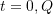 Rendered by QuickLaTeX.com t=0, Q