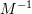 Rendered by QuickLaTeX.com M^{-1}