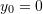 Rendered by QuickLaTeX.com y_0=0
