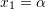 Rendered by QuickLaTeX.com x_1=\alpha