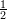 Rendered by QuickLaTeX.com \frac{1}{2}