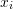 Rendered by QuickLaTeX.com x_i