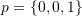Rendered by QuickLaTeX.com p=\{0,0,1\}