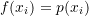 Rendered by QuickLaTeX.com f(x_i)=p(x_i)