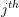 Rendered by QuickLaTeX.com j^{th}