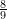 Rendered by QuickLaTeX.com \frac{8}{9}