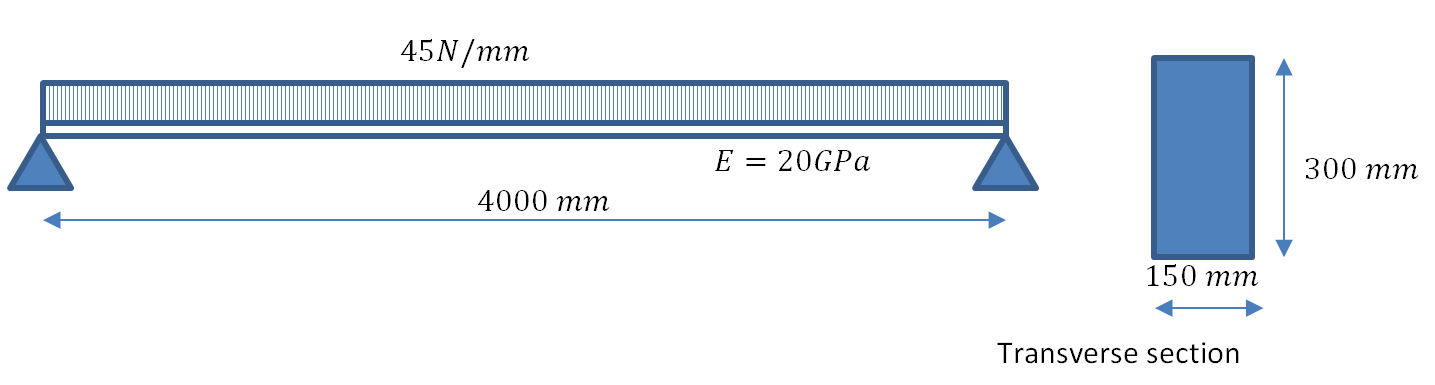 Figure 1. Geometry and loading.